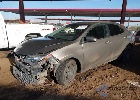2017 Toyota Corolla Le из США, поврежденный, VIN 2T1BURHE2HC826416